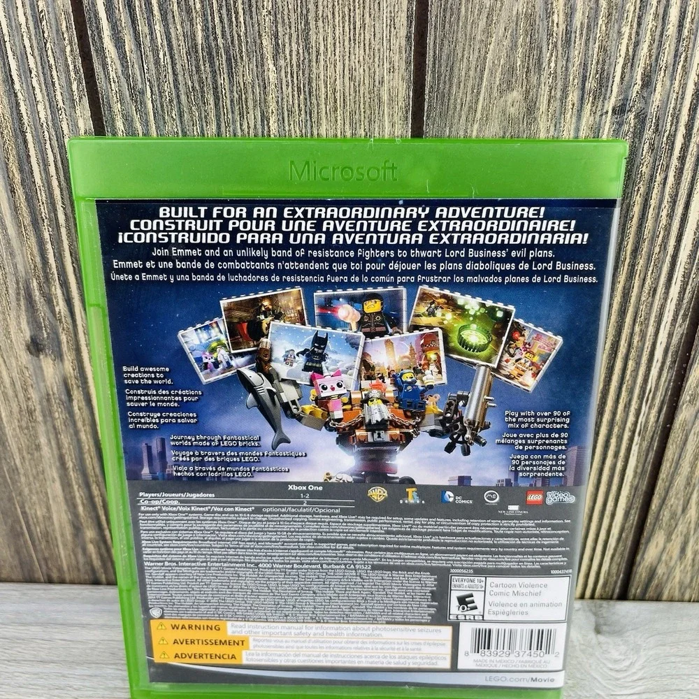 LEGO - The Lego Movie Videogame (Microsoft Xbox One, 2014) Tested Working